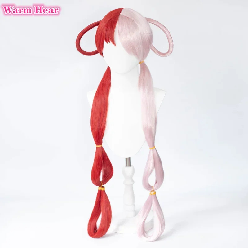 2026 Anime UTA Red Pink Heat R - Anime Cosplay With Red Hair review and price