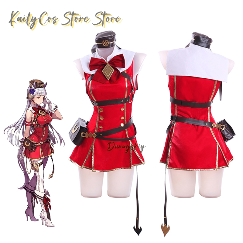 Gold Ship Cosplay Costume Wig  - Anime Cosplay With Red Hair review and price