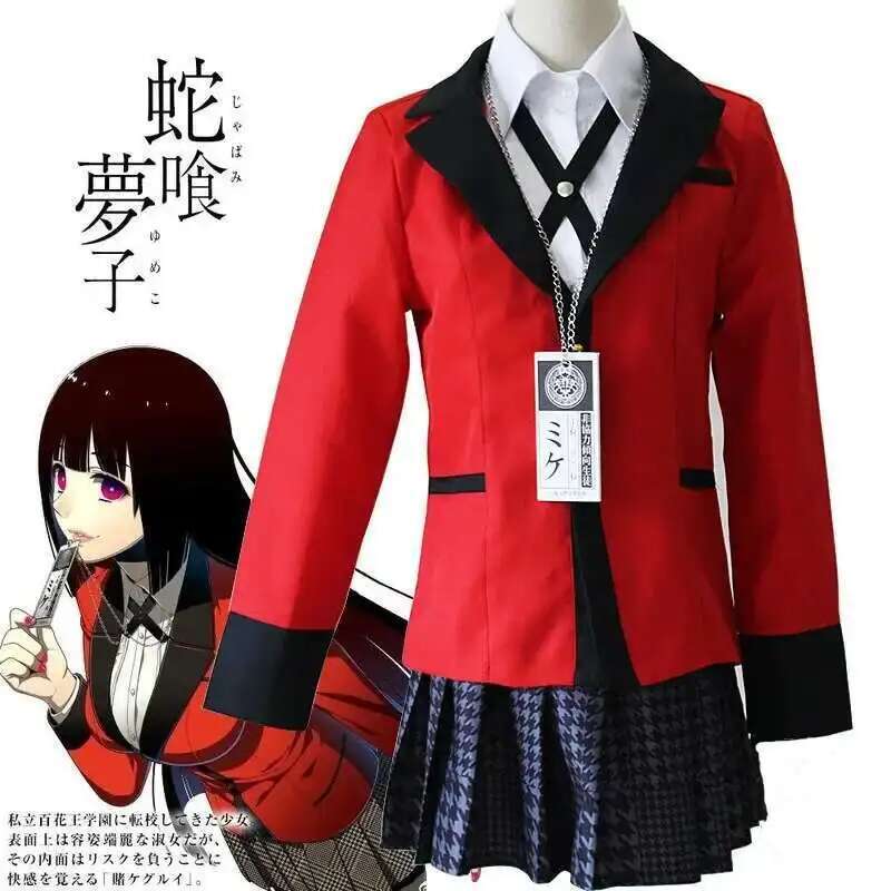 Anime Kakegurui Jabami Yumeko  - Anime Cosplay Kakegurui review and price