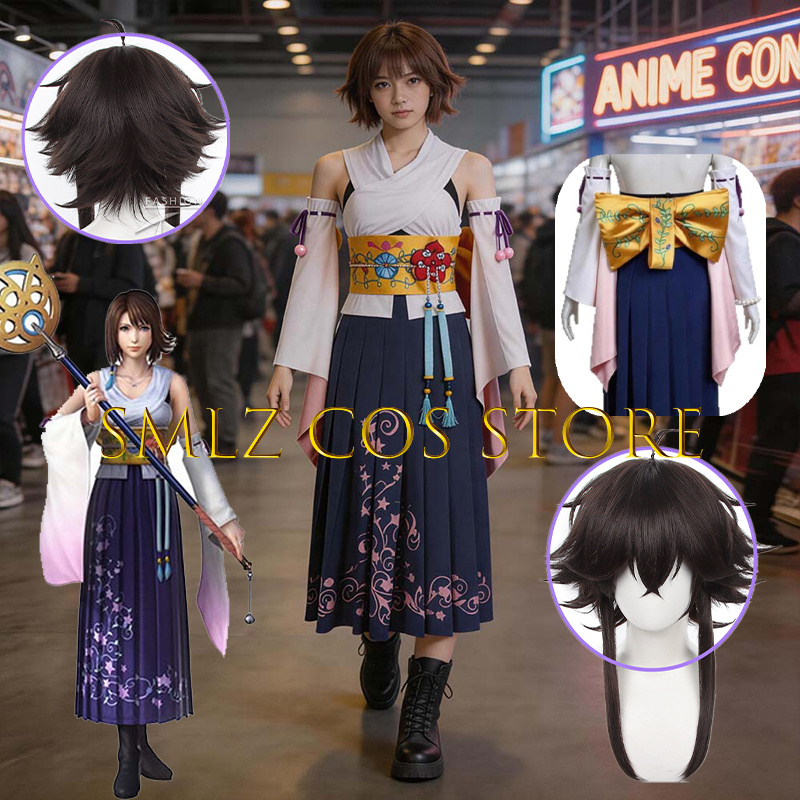 Smlz FFX Yuna Cosplay Anime FF - Anime Cosplay Dress review and price