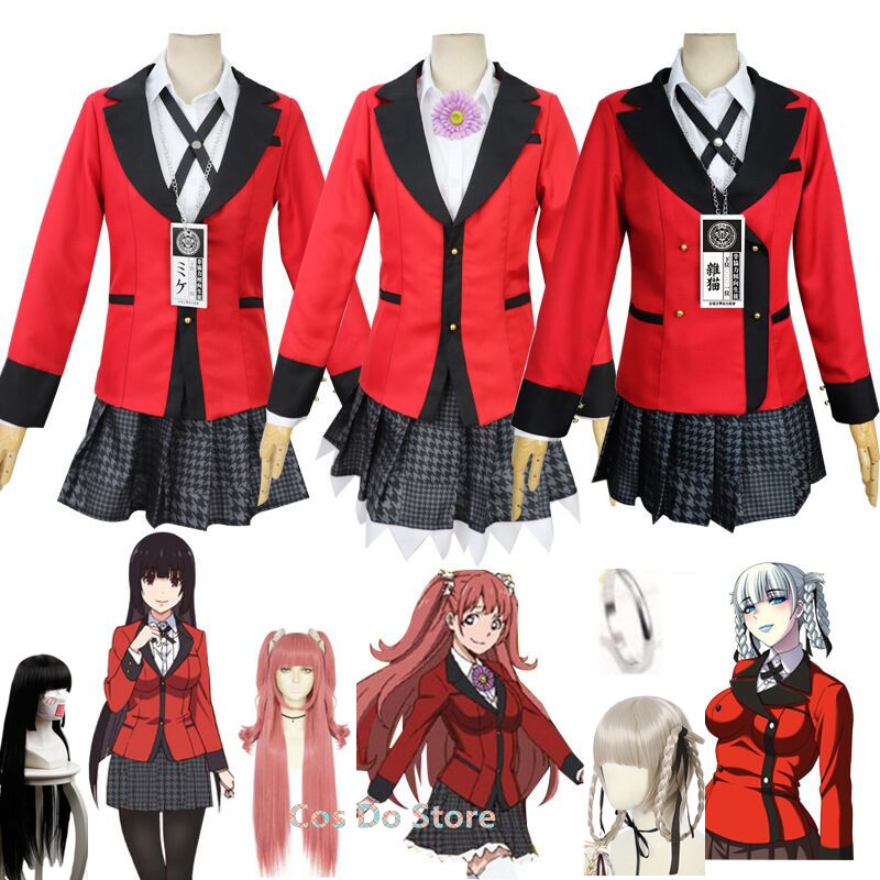 Anime Kakegurui Yumeko Costume - Anime Cosplay Kakegurui review and price