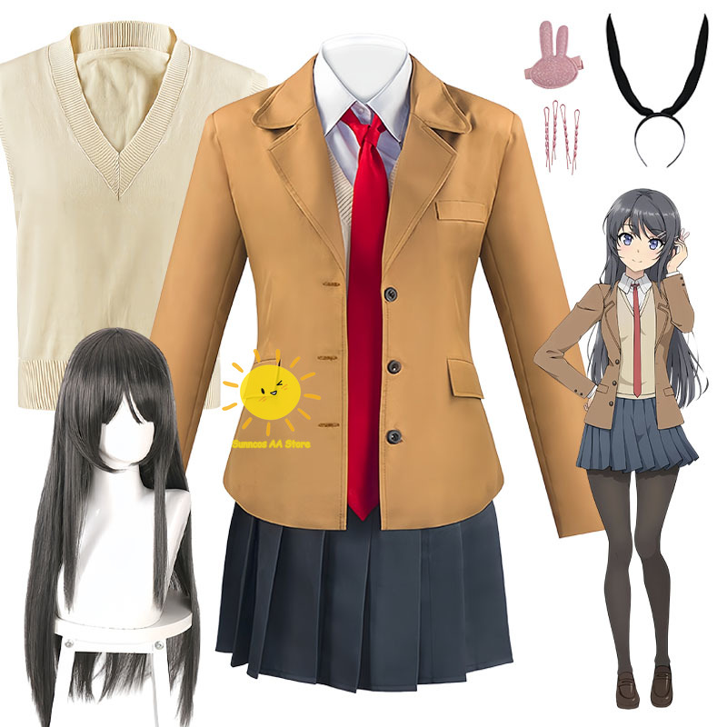 Anime Sakurajima Mai Cosplay R - Anime Cosplay Bunny review and price