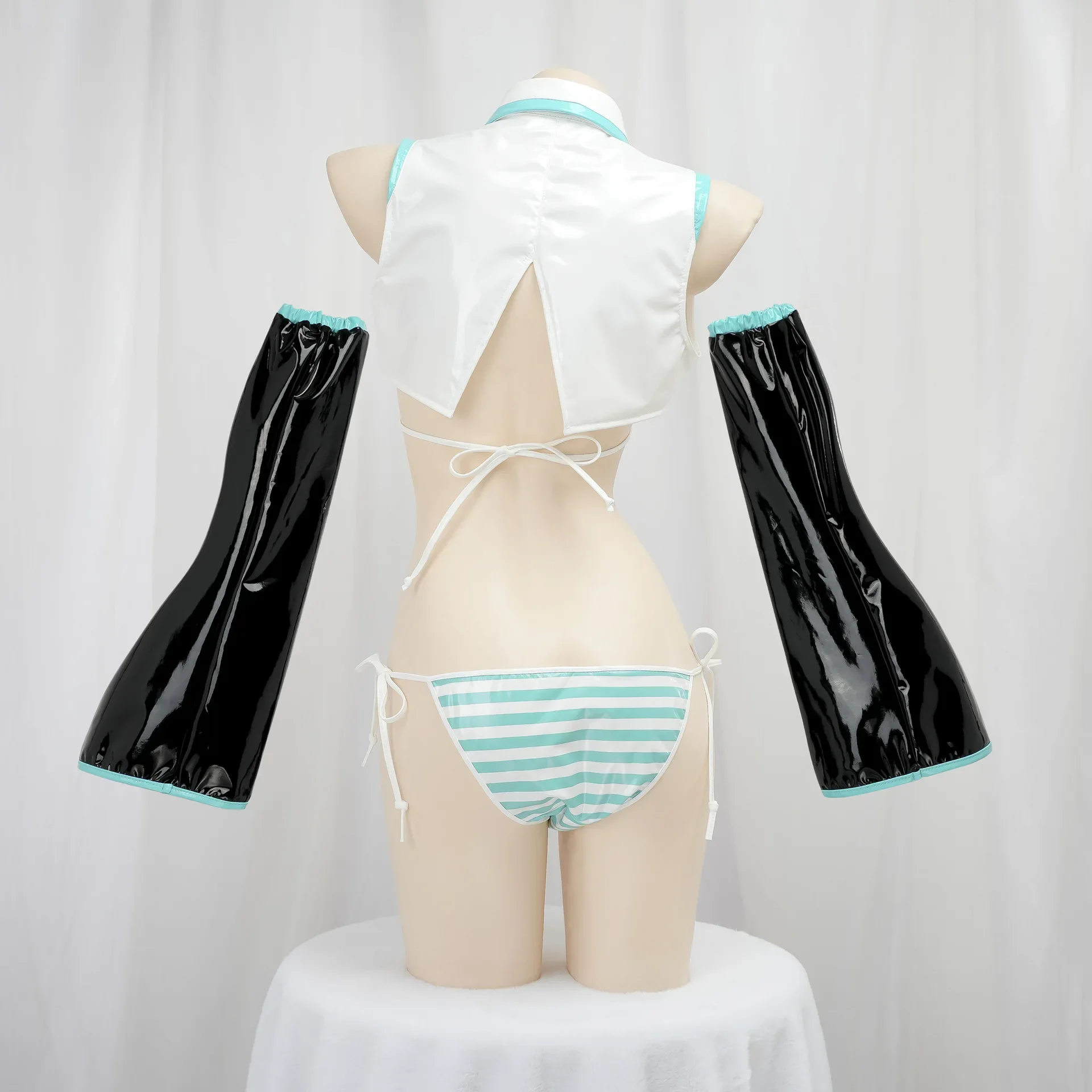 Game Miku Cosplay Miku Formula - Anime Cosplay Bikini review and price