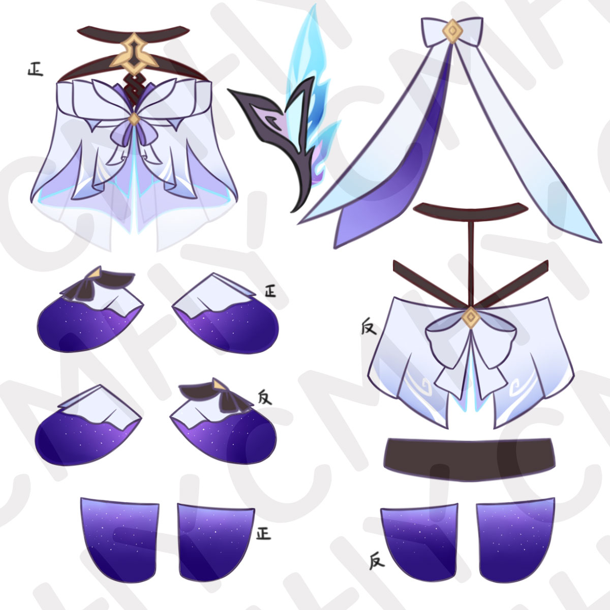 Game Genshin Impact Skirk Cat  - Anime Cosplay Dress review and price