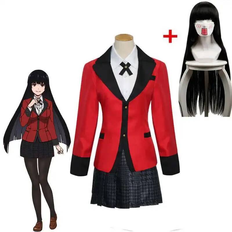 Anime Kakegurui Yumeko Jabami  - Anime Cosplay Kakegurui review and price