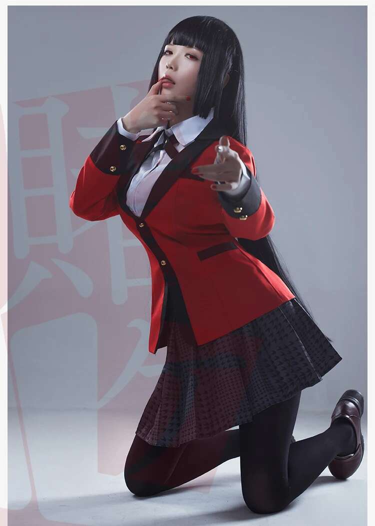 Anime Kakegurui Yumeko Jabami  - Anime Cosplay Kakegurui review and price