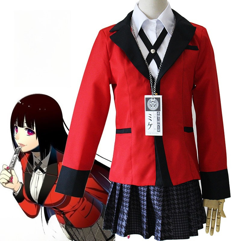Anime Kakegurui Jabami Yumeko  - Anime Cosplay Kakegurui review and price