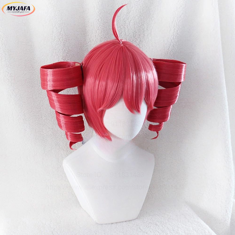 Anime Kasane Teto Cosplay Wig  - Anime Cosplay With Red Hair review and price