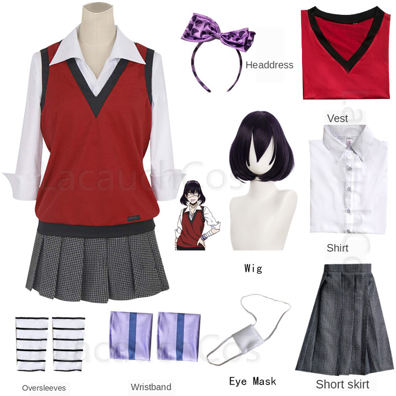 Jabami Yumeko Cosplay Compulsi - Anime Cosplay Kakegurui review and price