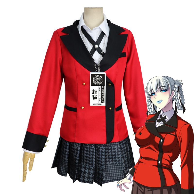 Jabami Yumeko Cosplay Costume  - Anime Cosplay Kakegurui review and price