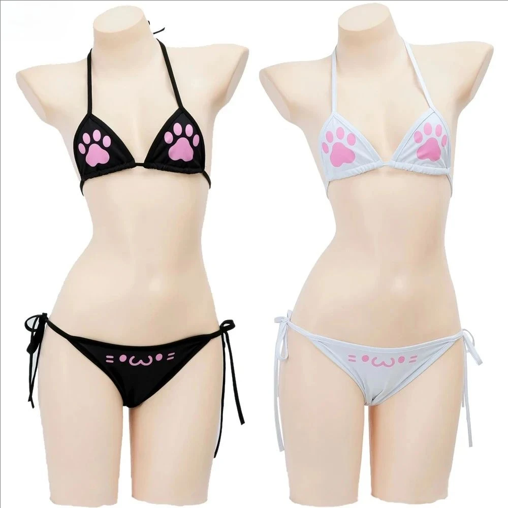 Women Sweet Anime Game Three P - Anime Cosplay Bikini review and price
