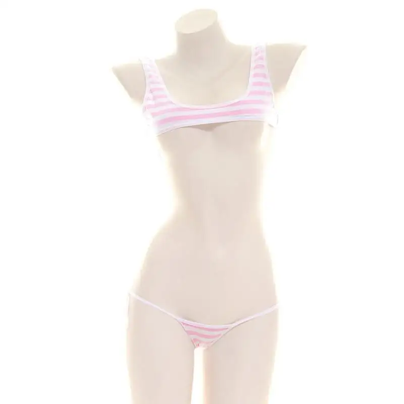 Sexy Japanese Style  Blue Whit - Anime Cosplay Bikini review and price